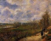 卡米耶 毕沙罗 : Pathway at Chou, Pontoise